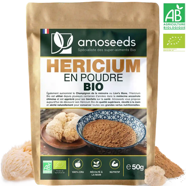 Hericiumpoudre50Gbioamoseedsspecialistedessuperalimentsbio.webp