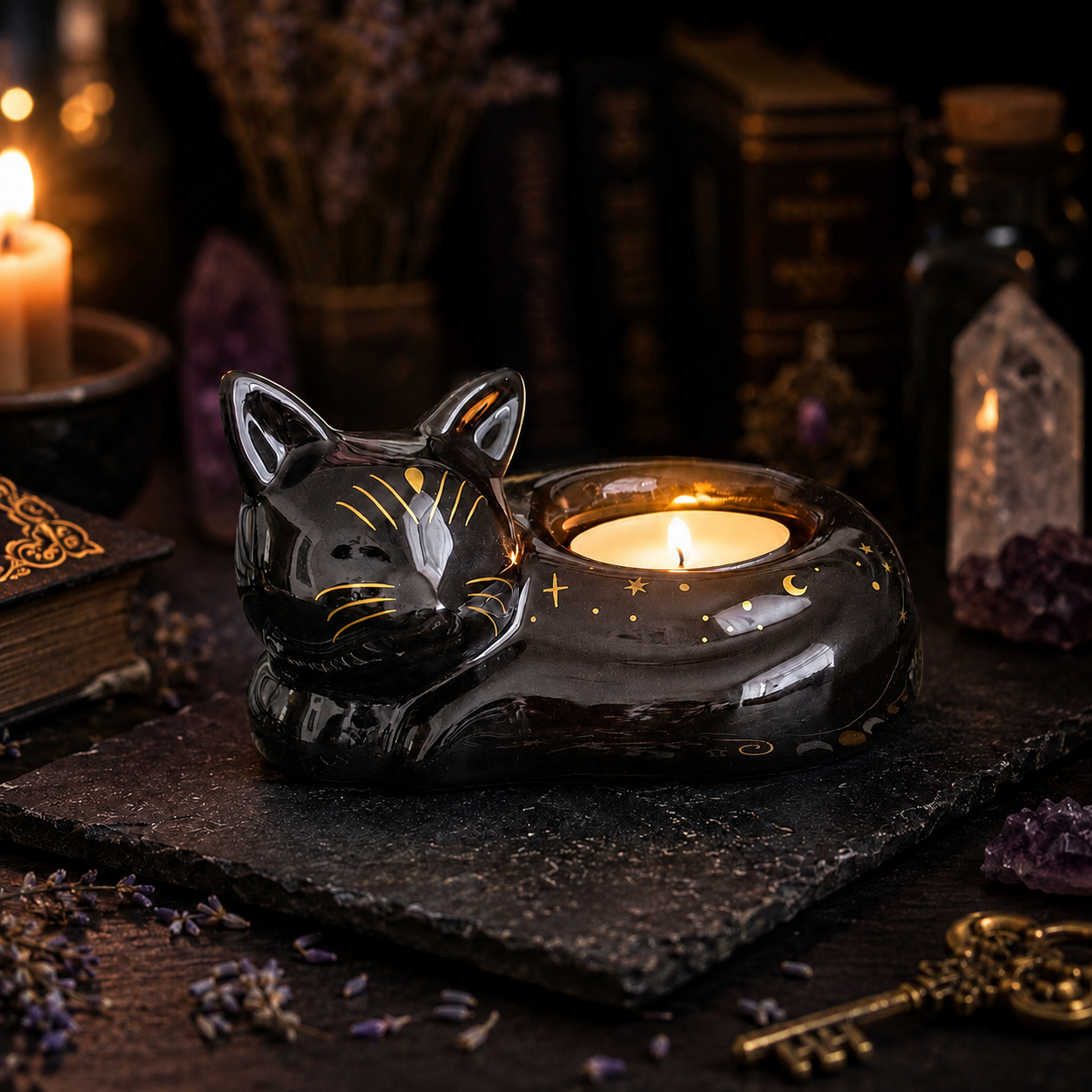 bougeoir-chat-magique