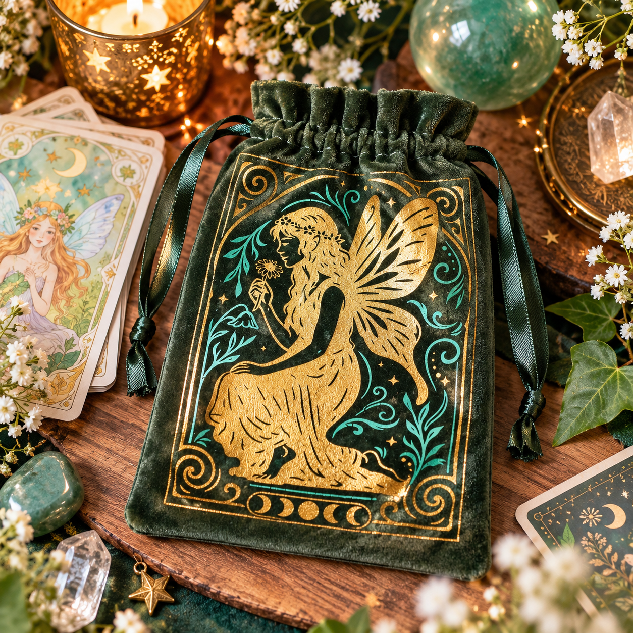 Autel féerique au tarot mystique