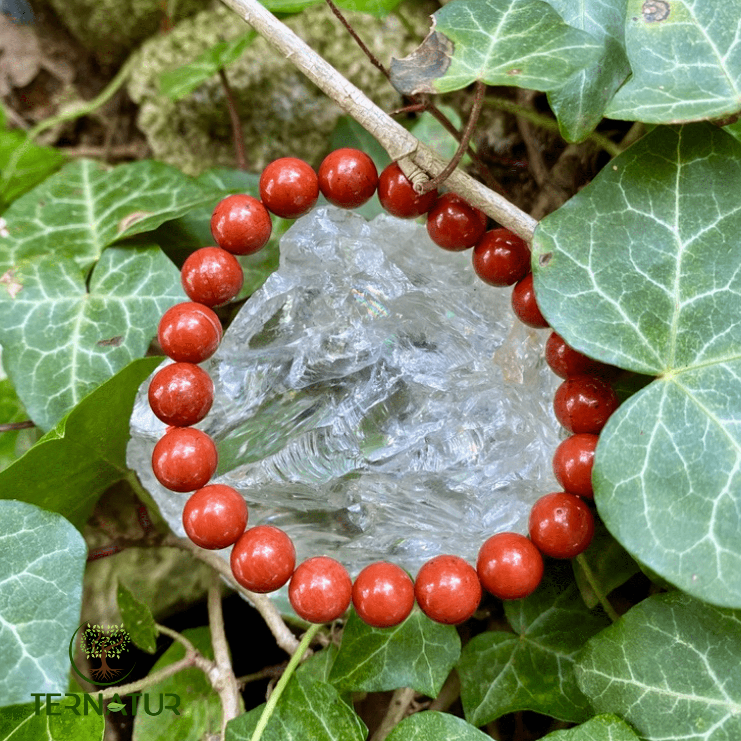 Jaspe Rouge - Bracelet - lithothérapie - cristaux - pierres