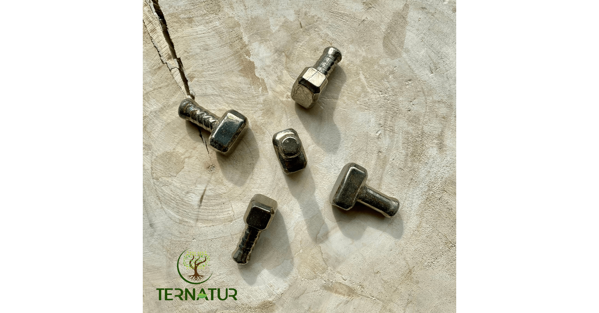 Marteau de THOR en Pyrite - Pierres & Minéraux de A à Z/Pyrite - TERNATUR