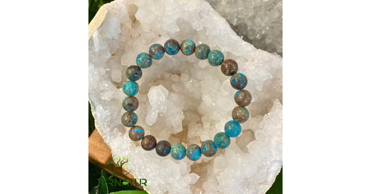 Bracelet Perles En Jaspe Turquoise à Facettes - Pierre Naturelle, Fait Main, Taille Sur Mesure