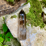 Pointe quartz fumé - quartz - lithothérapie - cristaux - pierres