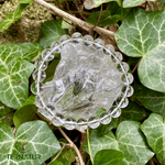 Cristal de roche - quartz - Bracelet - lithothérapie - cristaux - pierres