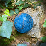 Sphère Apatite bleue-