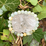 prehnite bracelet