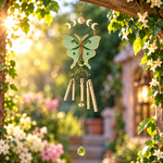 Carillon lunaire dans un jardin enchanté