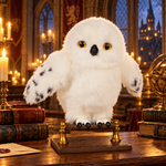 Hibou des neiges dans la grande salle magique