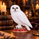 Hibou des neiges dans un sanctuaire magique