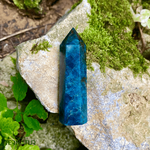 Pointe apatite - lithothérapie - cristaux - pierres