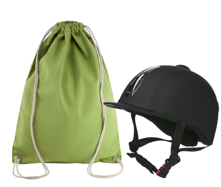 Sac pour Casque d'équitation Coton Personnalisable5