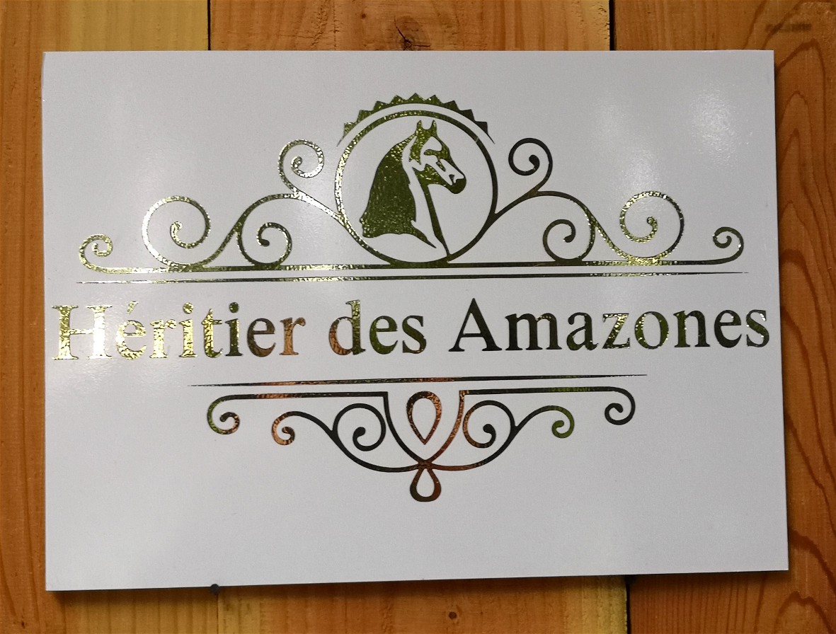 Plaque de box Vintage