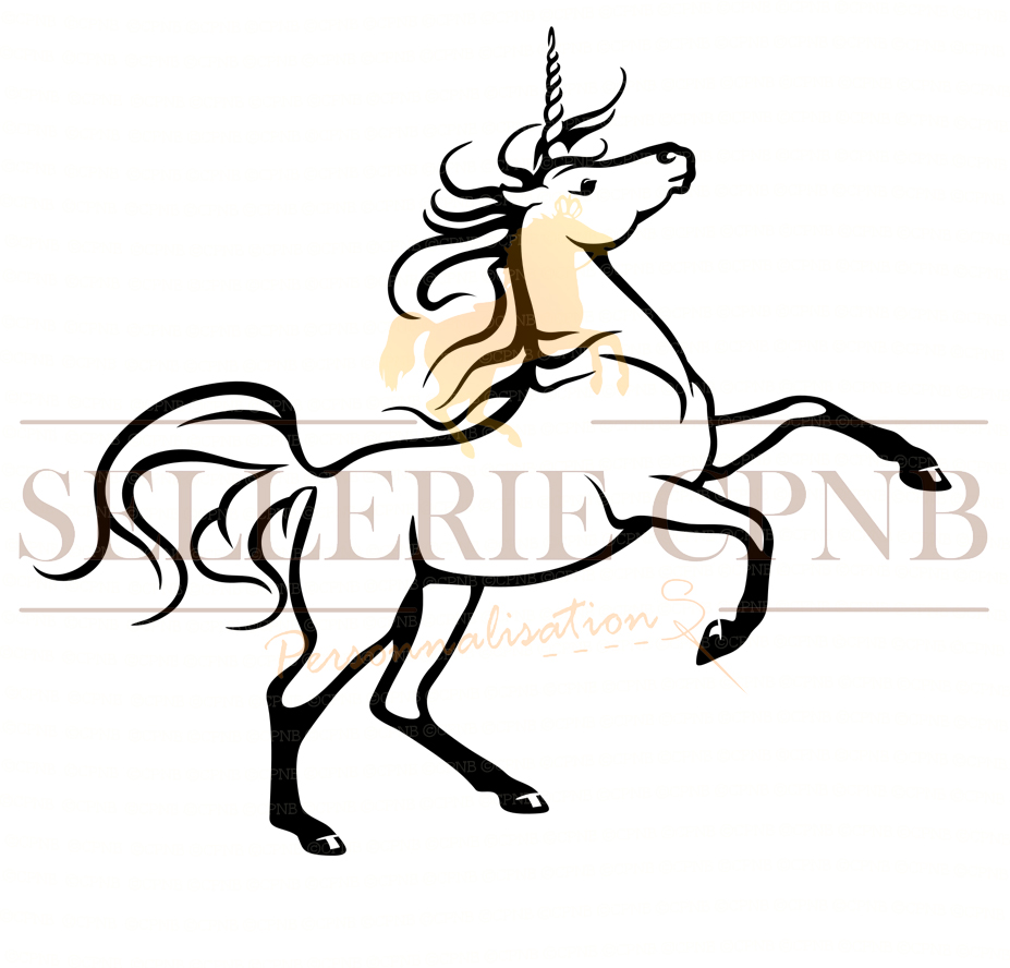 Sticker Licorne