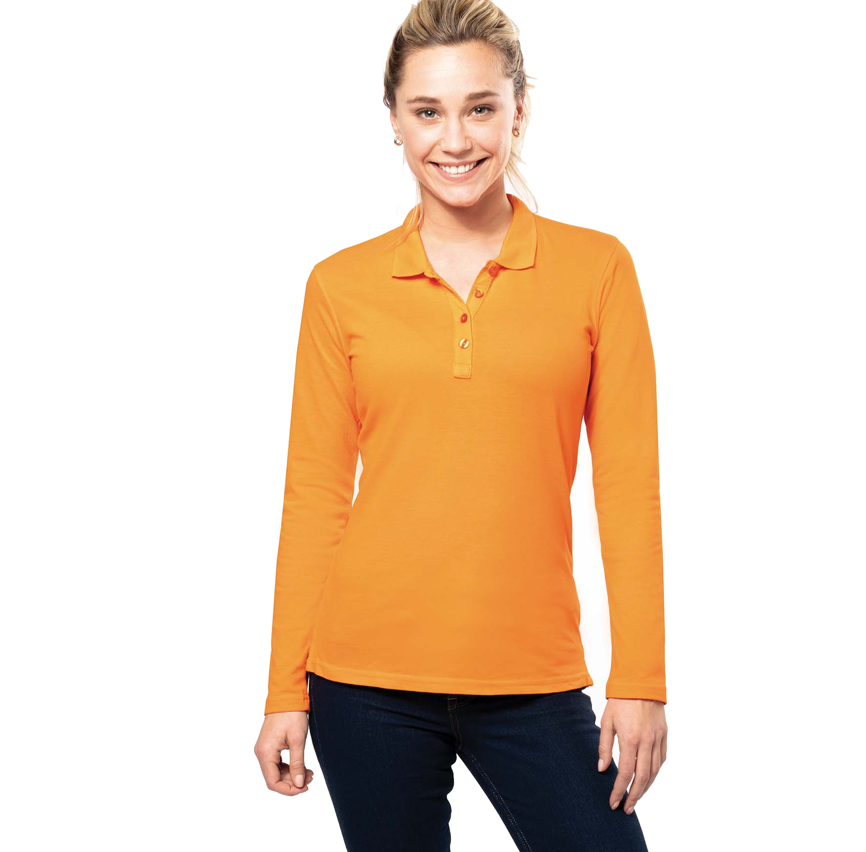 Polo manches longues Femme1
