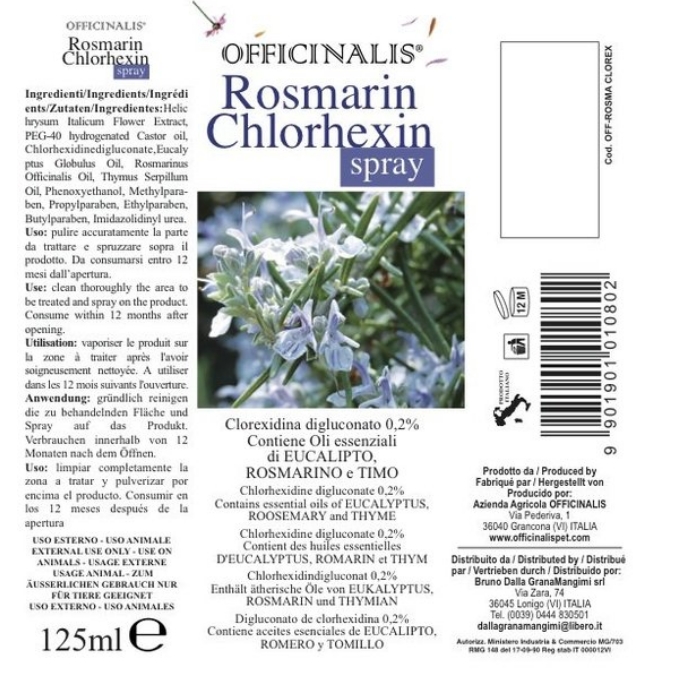 Spray de soin OFFICINALIS Romarin &amp; Chlorhexine2