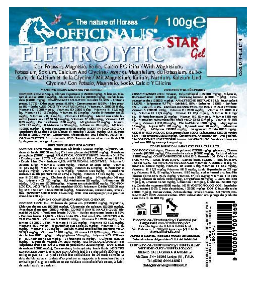Aliment complémentaire OFFICINALIS Electrolytic Star1