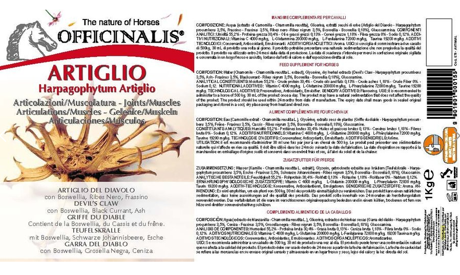 Aliment complémentaire OFFICINALIS Artiglio1