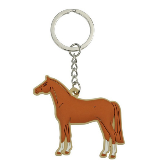 Porte-clés souple cheval1