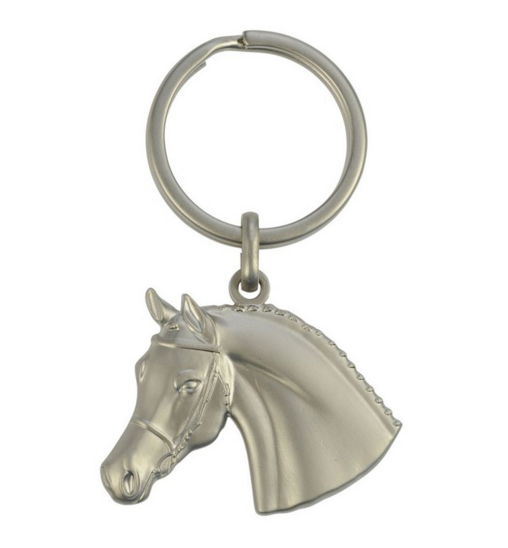 Porte-clés Tête de cheval avec bridon 3D1
