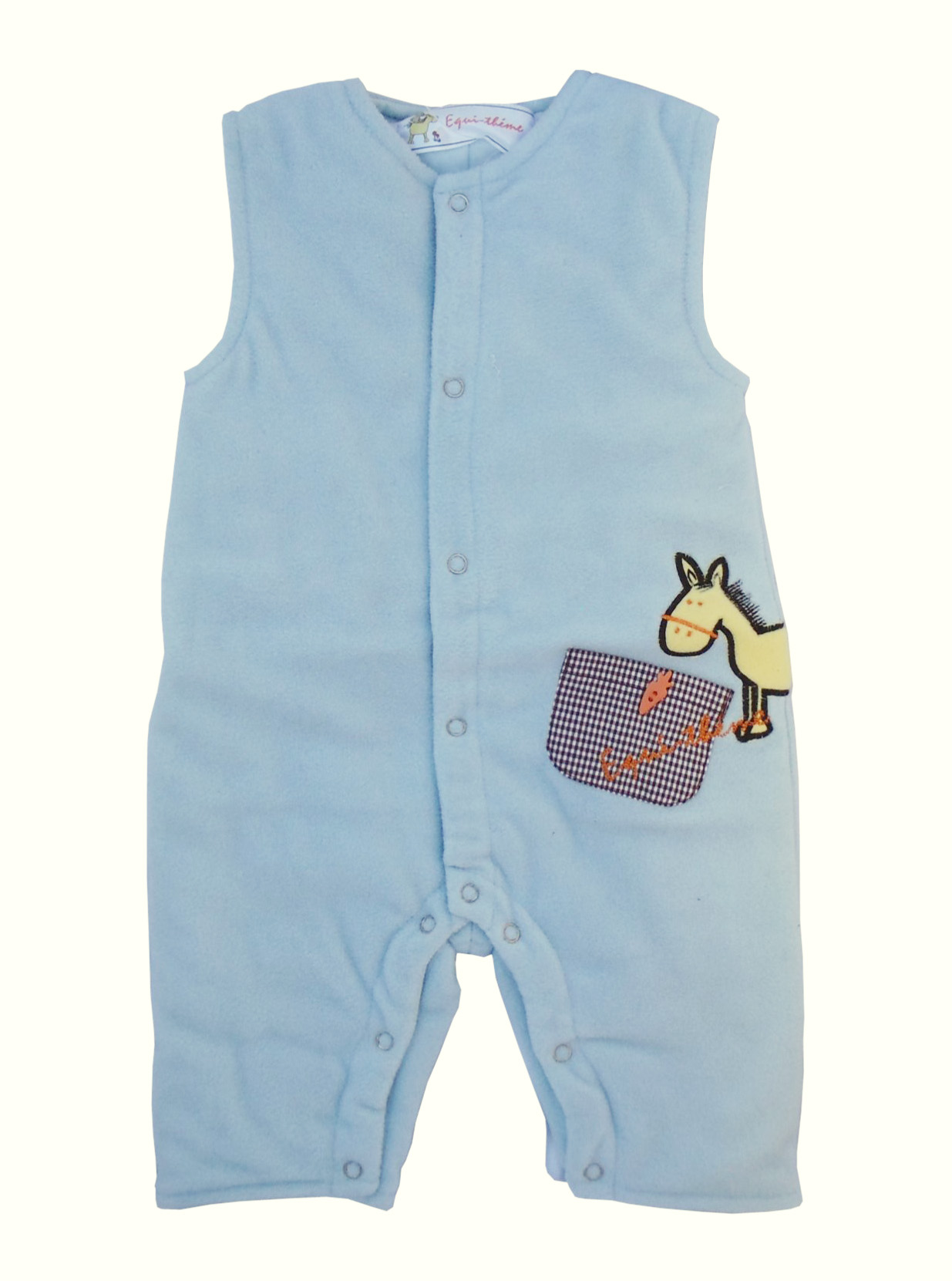 Combinaison Polaire Sans Manches Bebe Equi Theme Cadeaux Equestres Pour Bebe Sellerie Cpnb Personnalisation