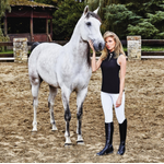 Polo piqué EQUITHÈME sans manches