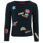 Tee shirt fille EQUI-KIDS Pony Love à badges