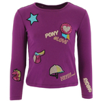 Tee shirt fille EQUI-KIDS Pony Love à badges2