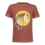 T-shirt Enfant Indien Red horse1