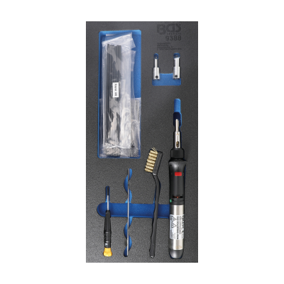 Bgs fbgs9388 kit de reparation plastique avec fer a souder a gaz code