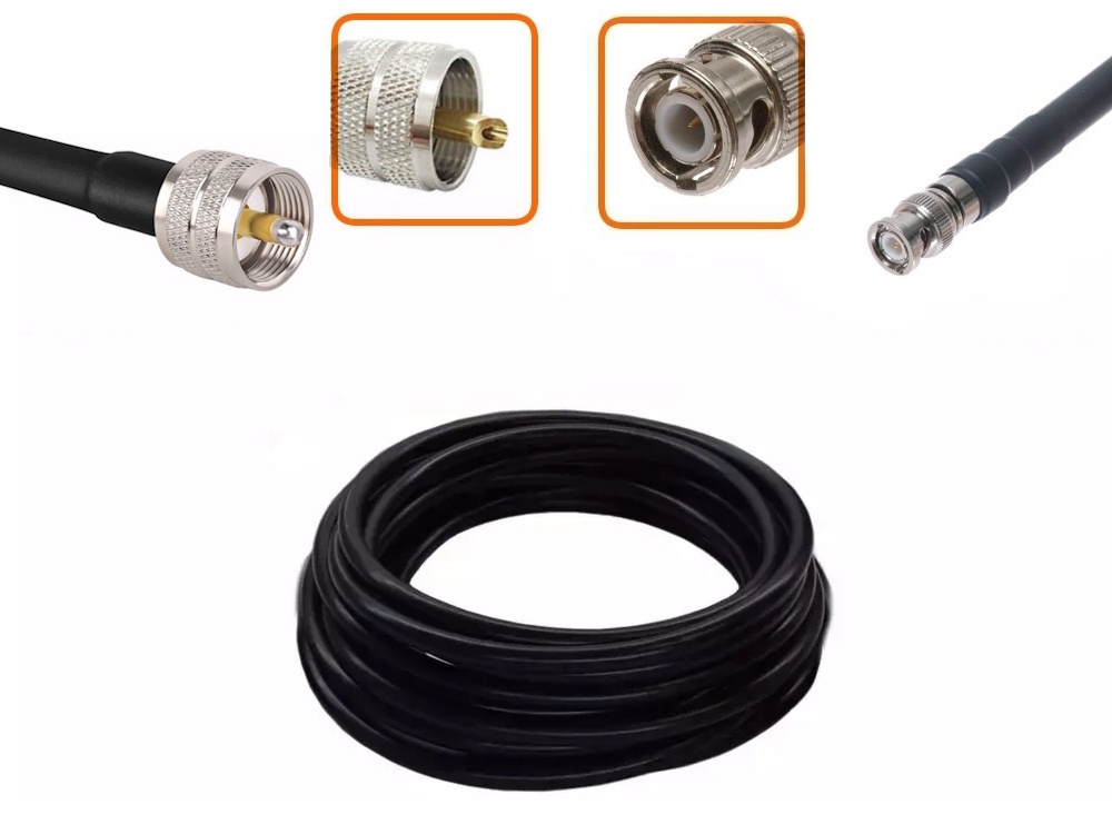 CABLE uhf MALE VERS BNC MALE