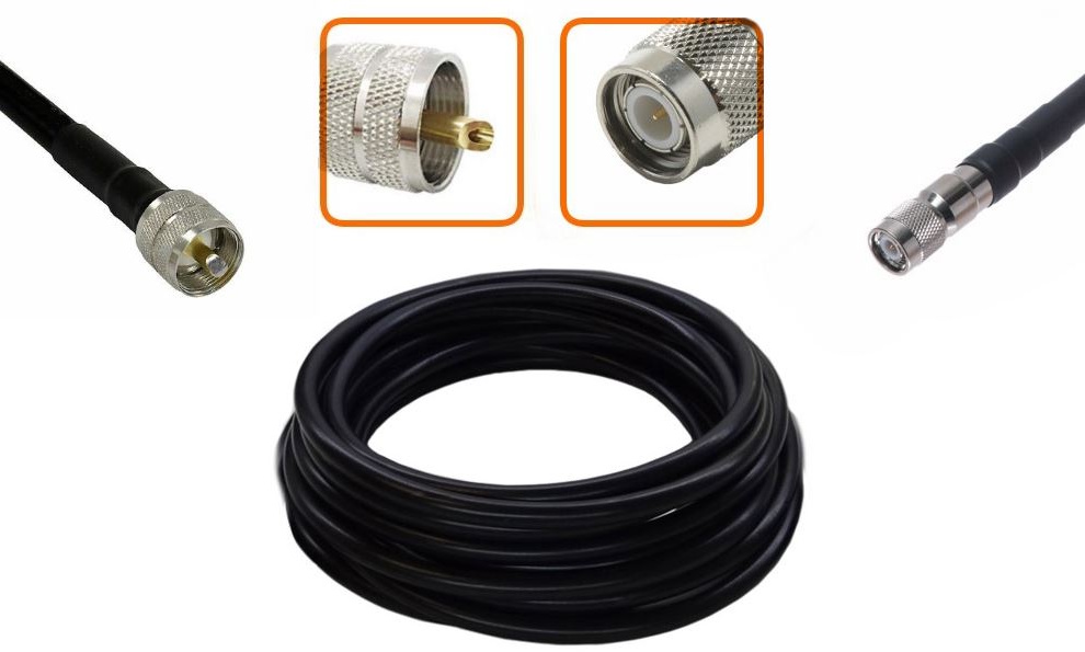 cable uhf male vers TNC male
