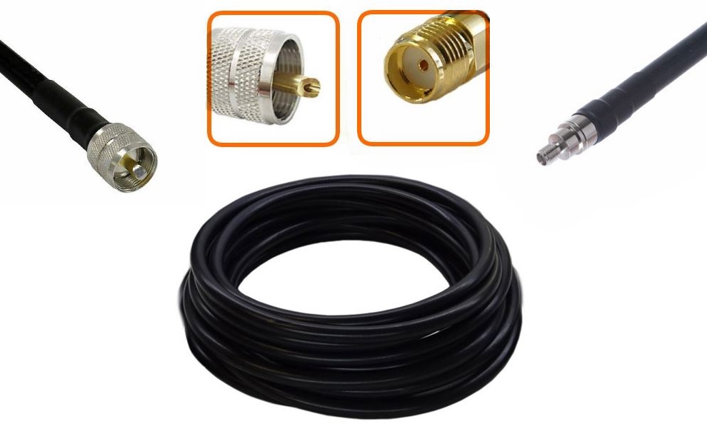 cable UHF male vers SMA femelle