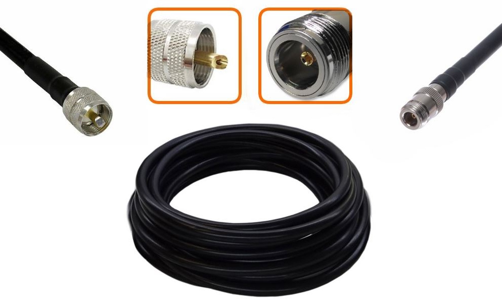 cable UHF mâle vers N femelle