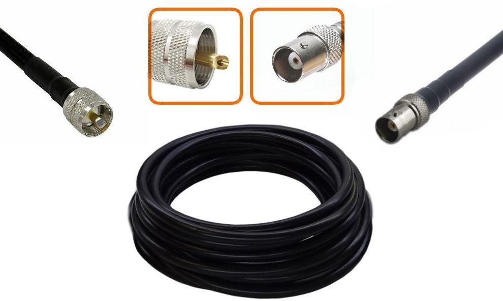 câble UHF male vers BNC femelle