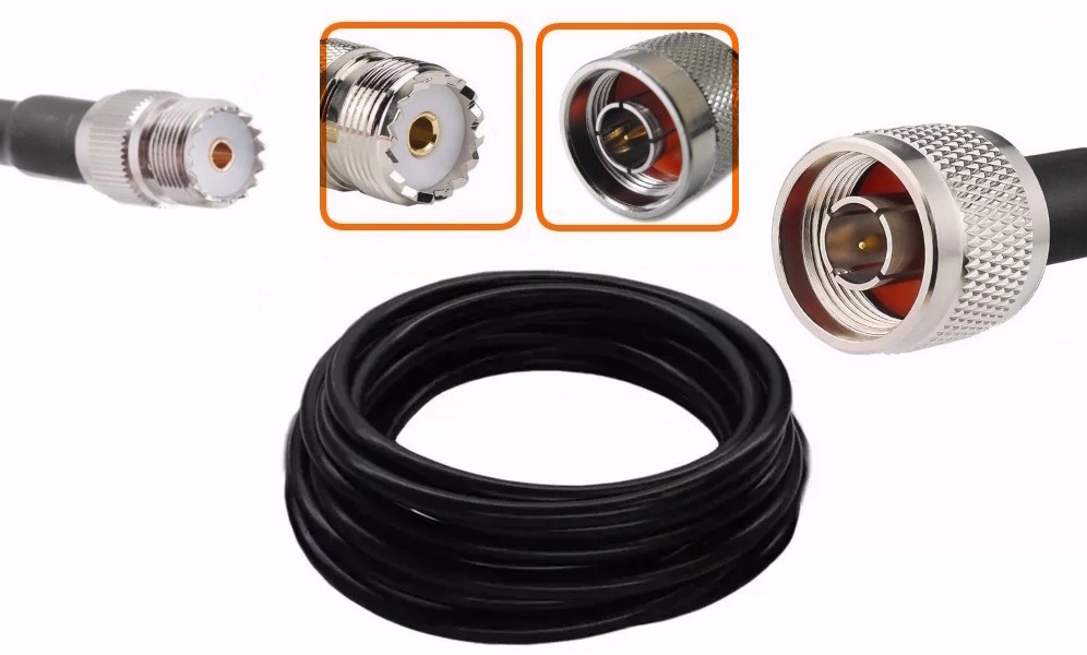 CABLE UHF FEMELLE VERS N MALE