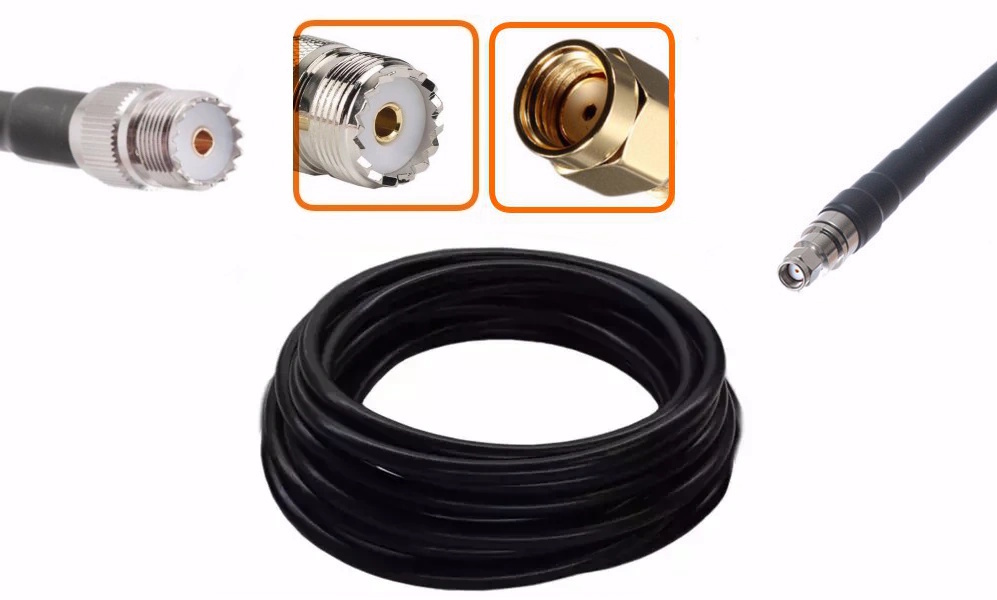 câble UHF femelle vers RP-SMA mâle