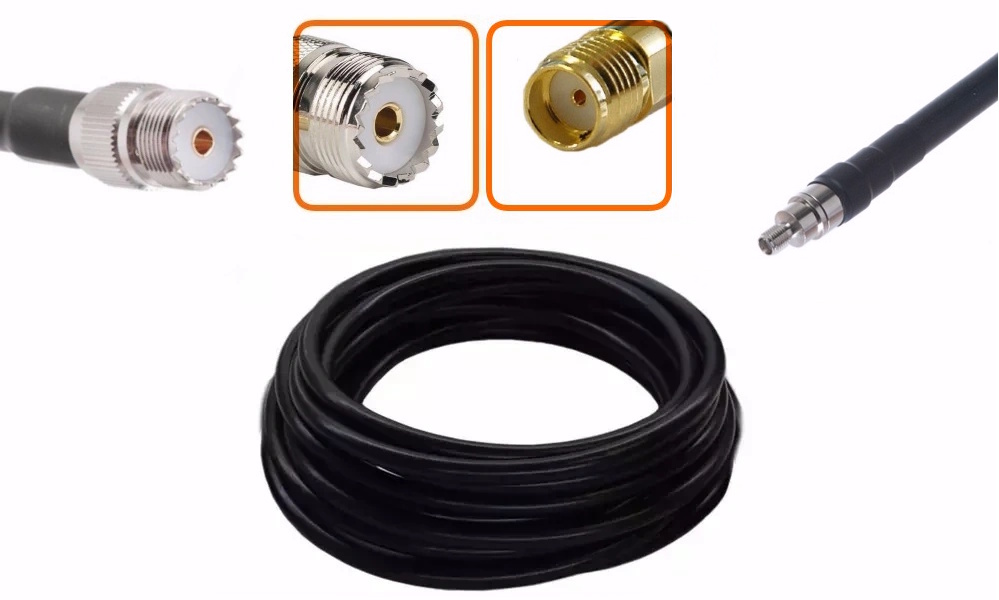 câble UHF femelle vers SMA femelle