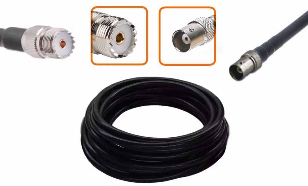 câble UHF femelle vers BNC femelle
