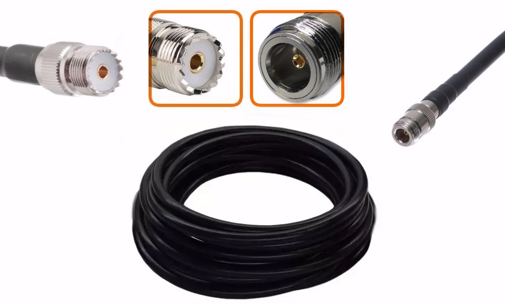 Câble UHF femelle vers N femelle