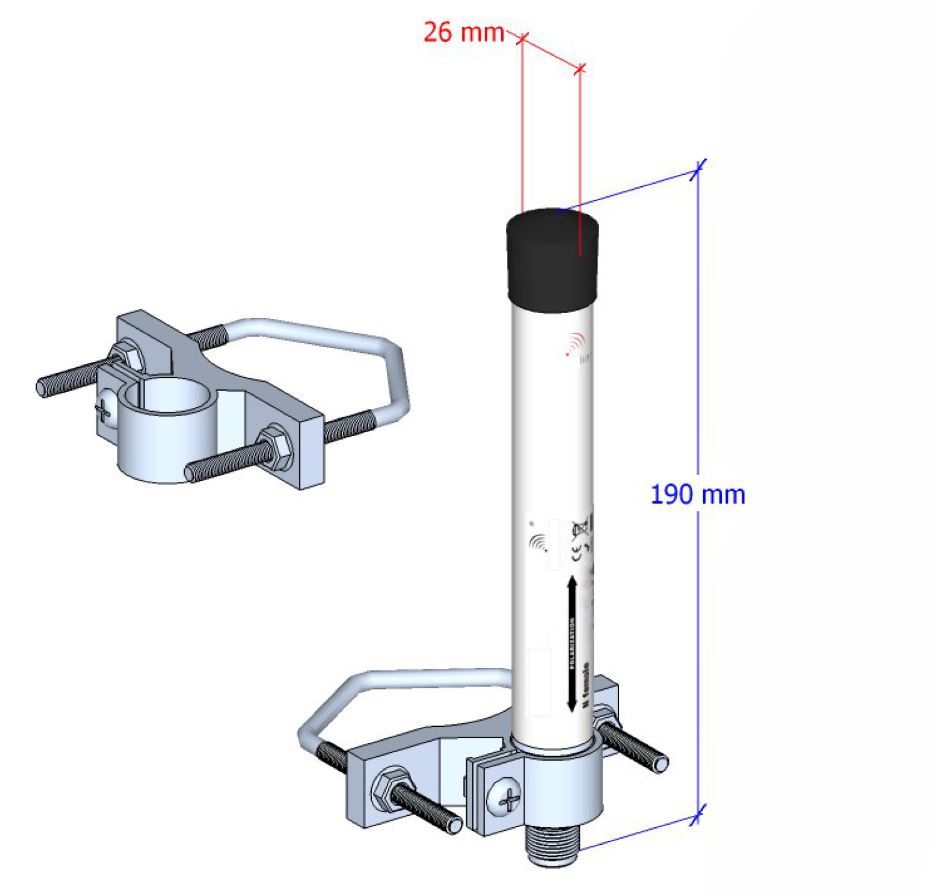 mini antenne bande double 2.4ghz 5 ghz