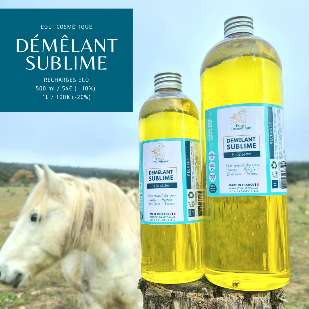 Recharge du Demelant Sublime produit naturel vegan et bio - Equi Cosmetique