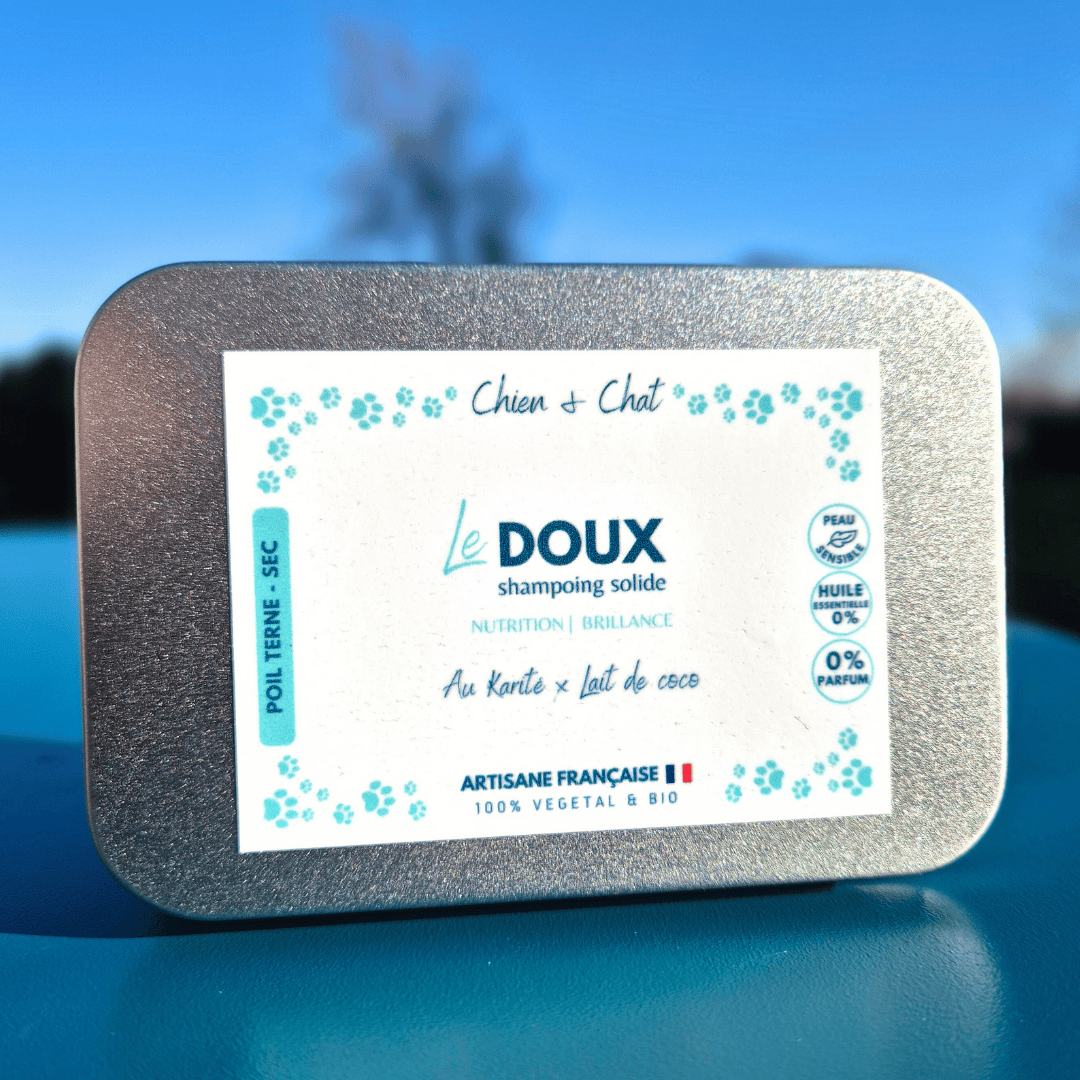 LE DOUX – Shampoing naturel pour chien peau sensible - EQUI COSMETIQUE