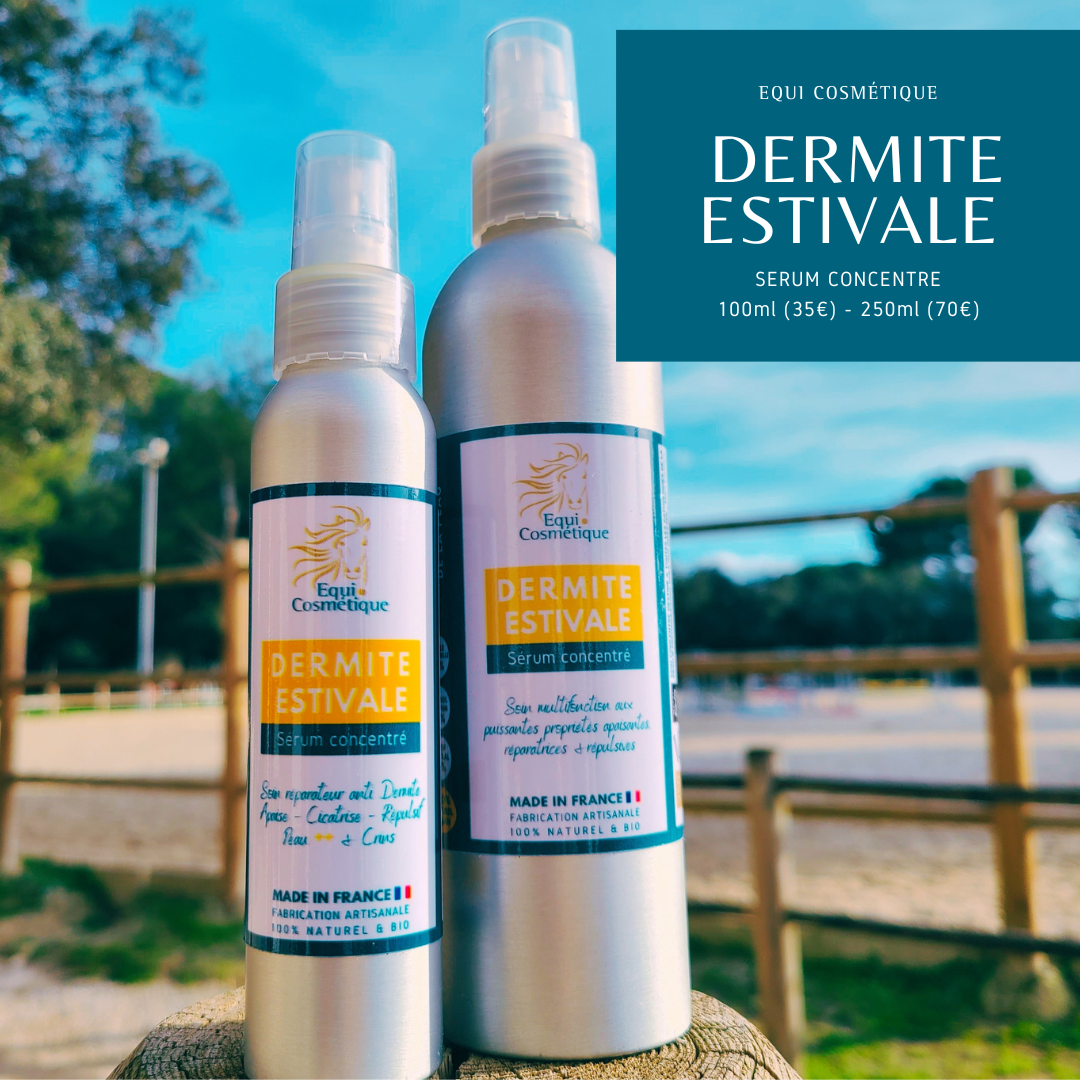traitement dermite estivale cheval serum soin naturel
