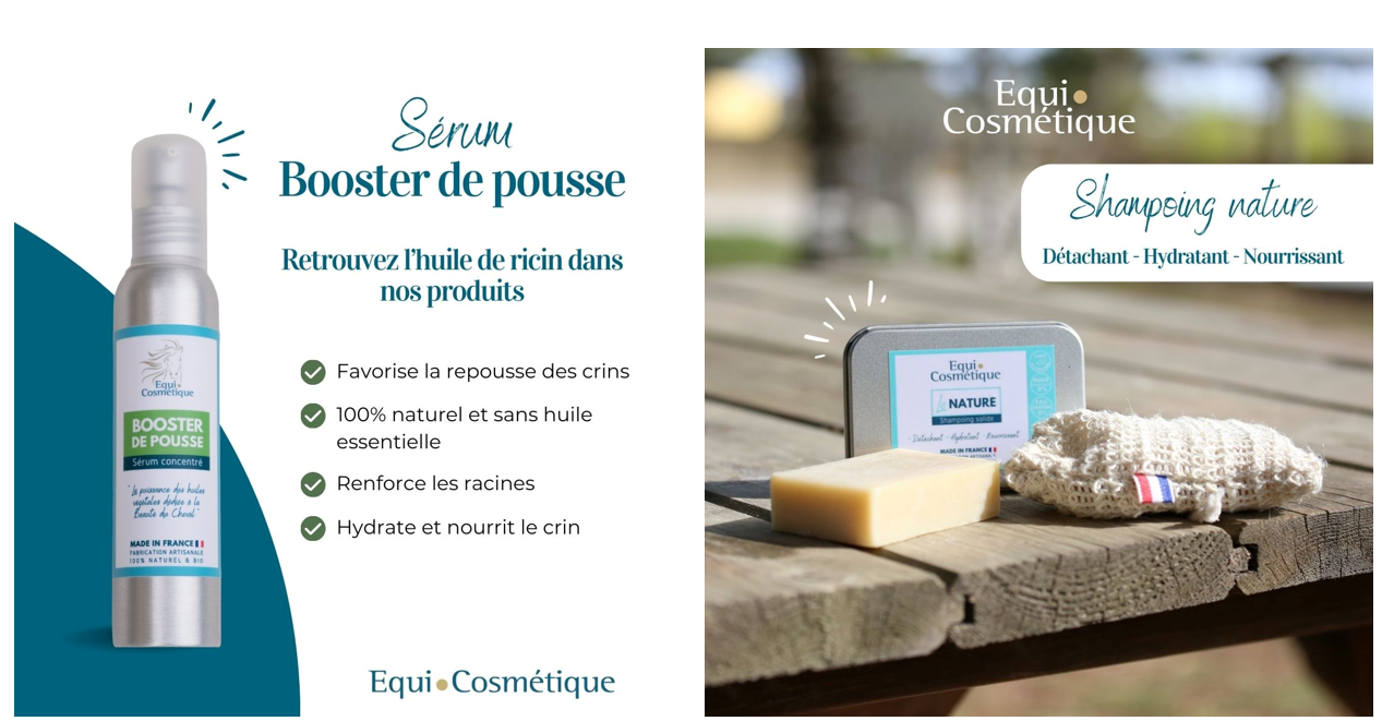 booster de pousse et shampoing cheval solide