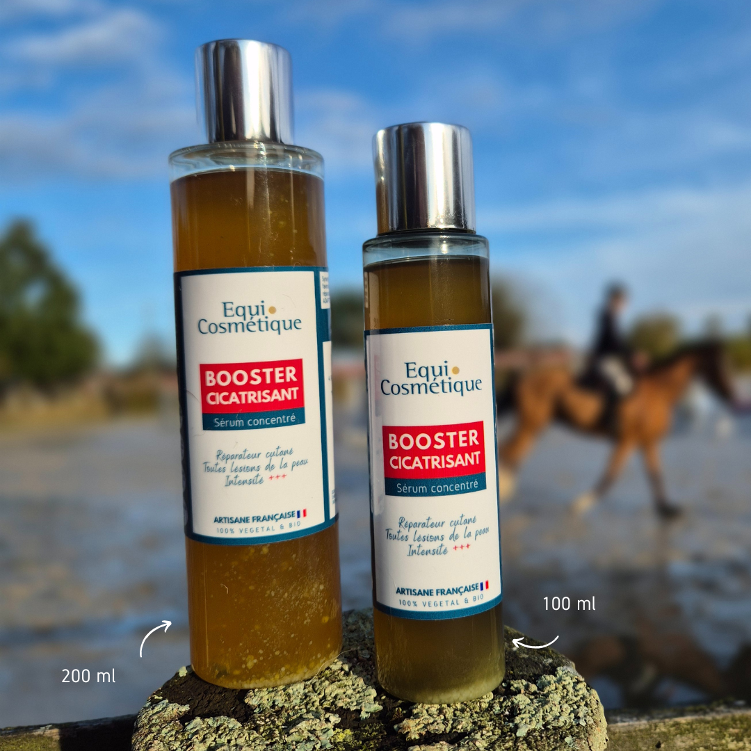 Booster Cicatrisant Equi Cosmétique pour les zones de peau fragilisées du cheval