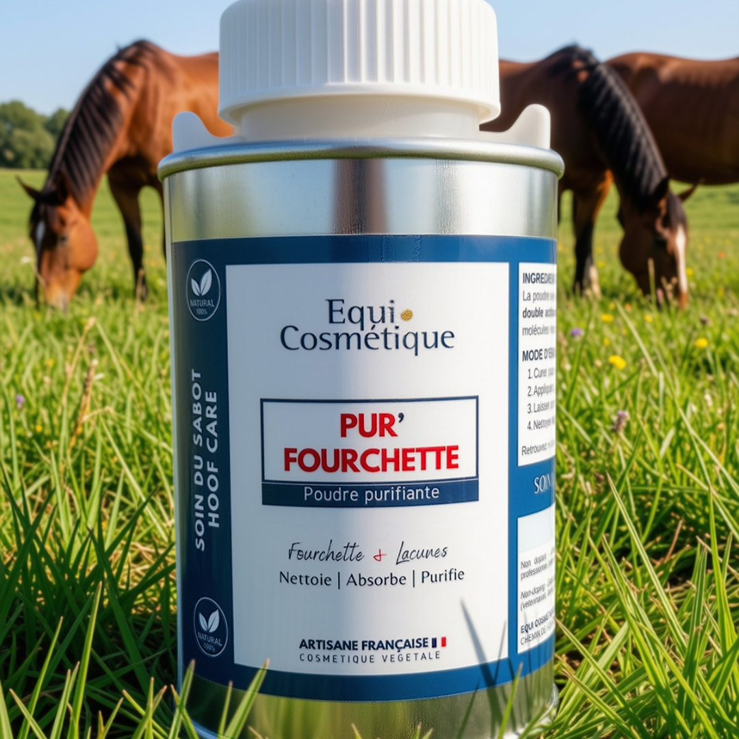 Pur’ Fourchette, poudre purifiante Equi Cosmétique