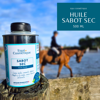 HUILE SABOT SEC - HOOF CARE - DRY HOOF - PRODUIT DE SOIN NATUREL CHEVAUX - SEIME CHEVAL - EQUI COSMETIQUE