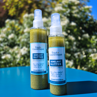 demelant paillette cheval - demelant naturel chevaux - demelant glitter - EQUI COSMETIQUE