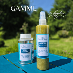 GAMME GLITTER - PRODUIT HUILE PAILLETTE CHEVAUX - EQUI COSMETIQUE