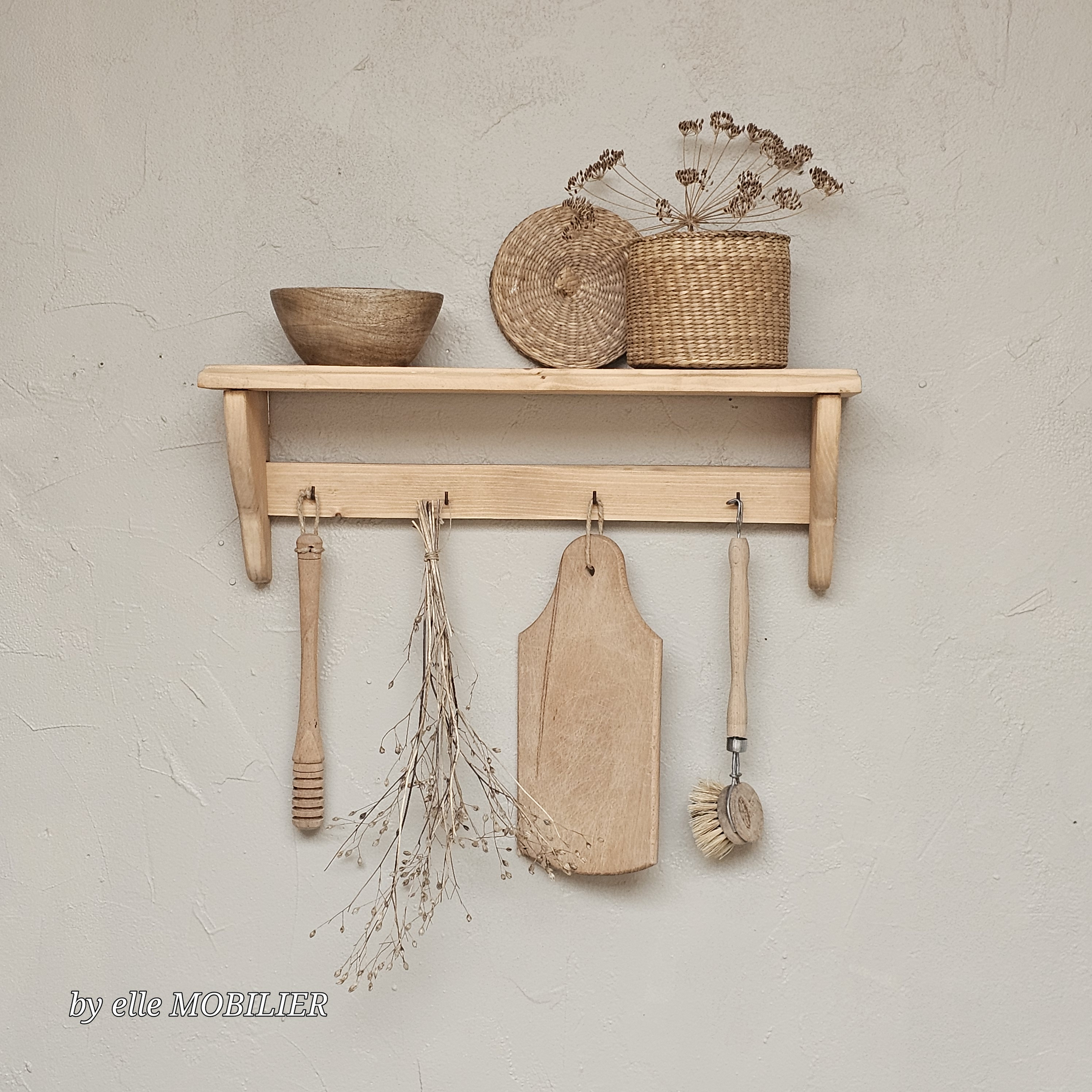 20250210_113750etagere en bois brut  ,brocante, ancienne etagere,decoration bois, vintage